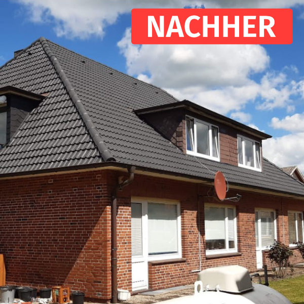 Dach nach der Dachbeschichtung Bautzen